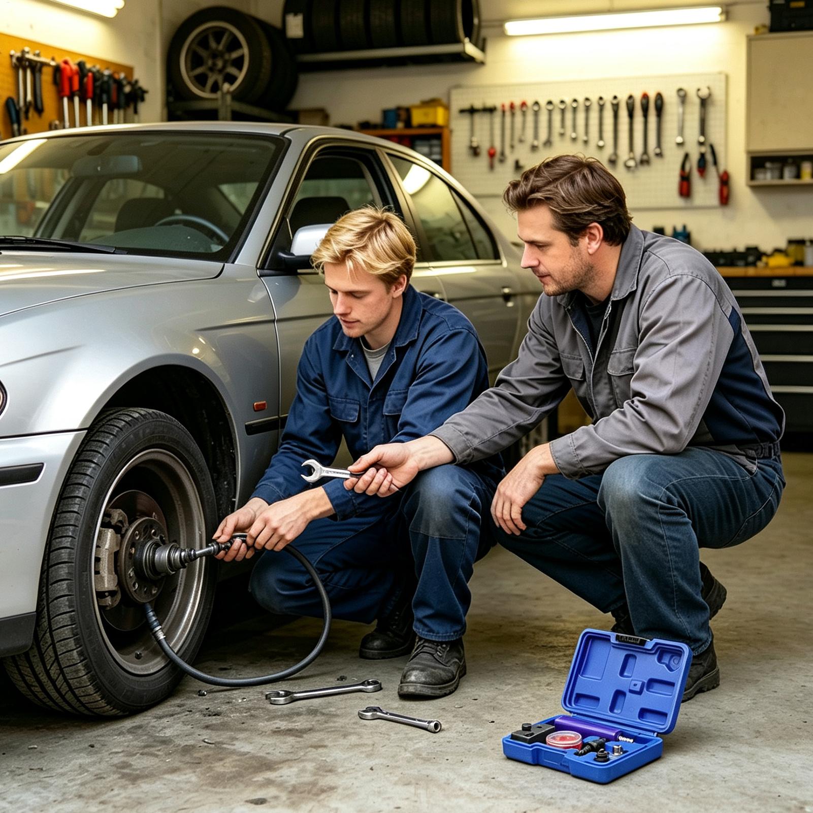 Brake Line Motorcycle - Набор инструментов для развальцовки тормозных трубок,