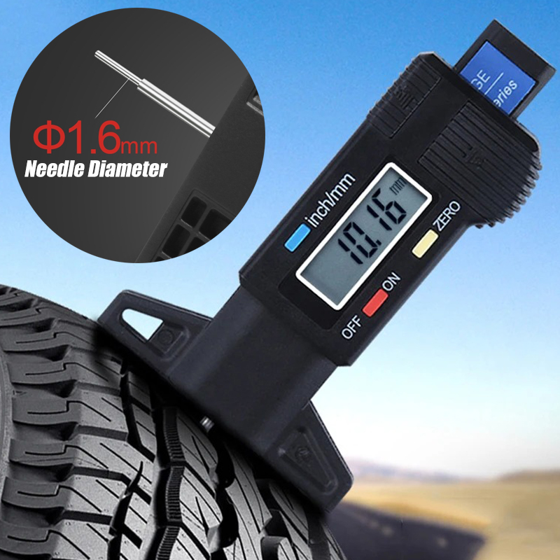Brake Caliper - Цифровой мотоциклетный автомобильный измеритель глубины протектора