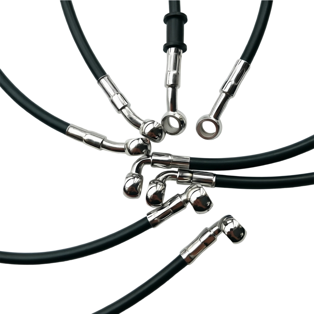 Черный 28 ° -90 °   Гидравличе – обзор и цена Brake Line Motorcycle