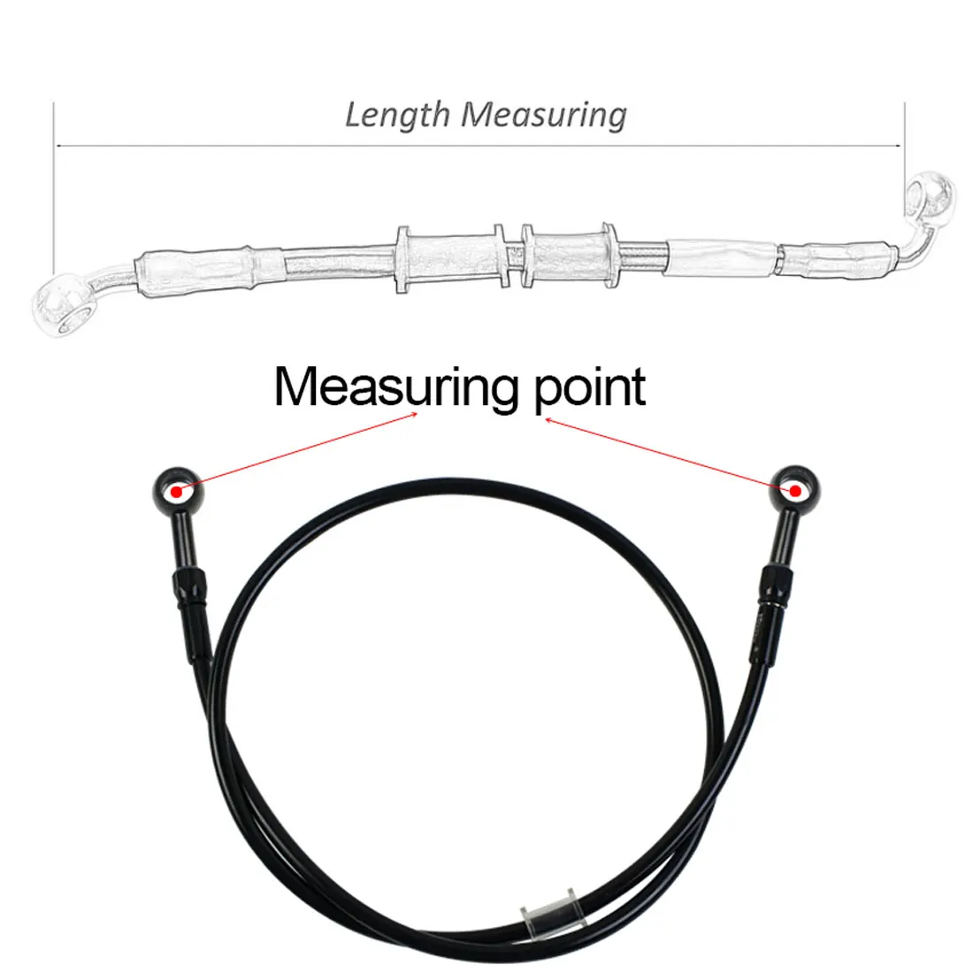 AN3 Плетеный тормозной шланг М – обзор и цена Brake Line Motorcycle